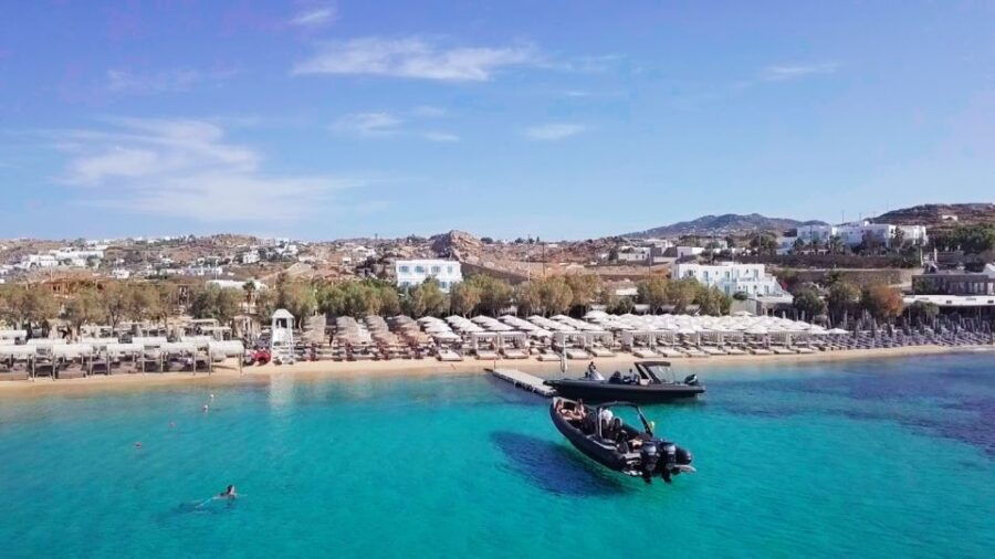 Private Boat Cruise to the South Coast of Mykonos
