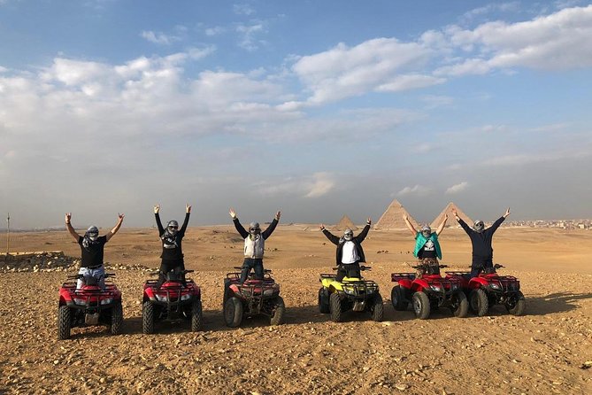 Private Day Tour to Pyramids of Giza, Sphinx& Quad Bike Including Lunch