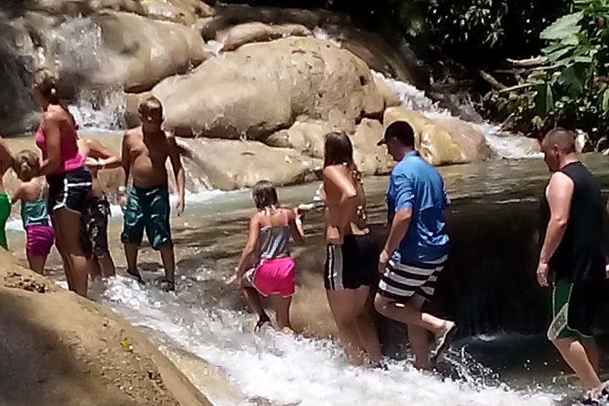 Private Double Waterfalls Tour Montego Bay: Dunns River Plus Blue Hole Falls