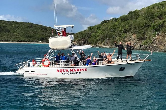 Private Full Day Guided Snorkeling or Diving Charter in St Thomas