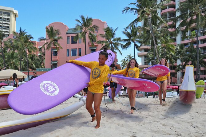 Private Group Surf Duo by Waikiki Beachboys at the Royal
