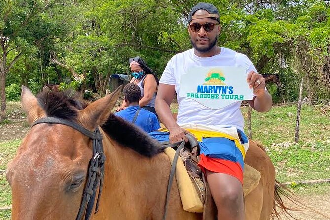 Private Horseback Riding in the Ocean & Blue Hole From Ochi Rios