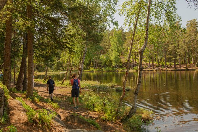 Private Lake Walk With Campfire