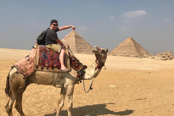 Private Luxury Day Trip to Pyramids of Giza & Camel Ride& Safari & Felucca Ride