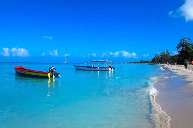Private Negril Day Trip to Seven Miles Beach and Ricks Cafe From Runaway Bay