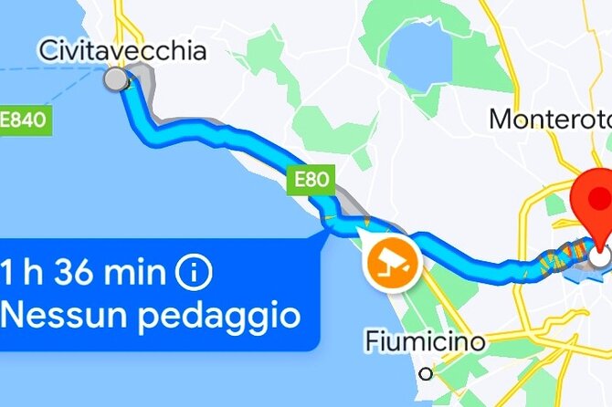Private Taxi: Civitavecchia Port to Fiumicino - Good To Know