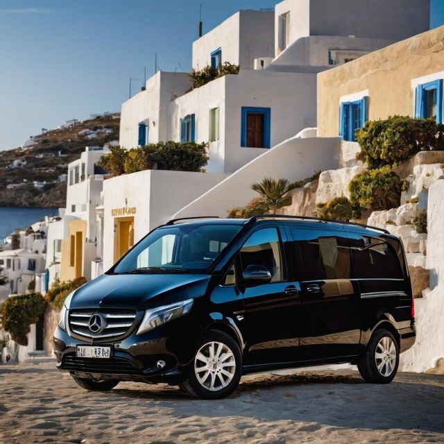 Private Transfer:From Your Villa to Mykonos Old Port-Minivan
