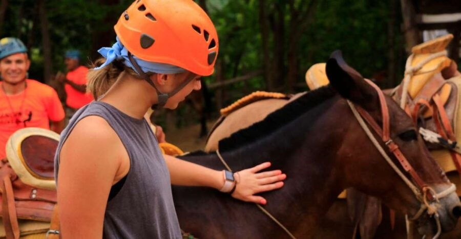 Puerto Vallarta: Canopy River Zip Line Tour With Mule Ride