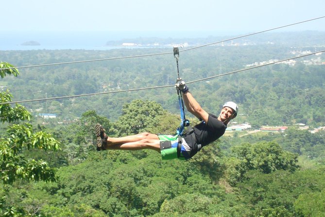 Puntarenas Zipline Canopy & Crocodile Boat Tour. Shore Excursion From Puntarenas