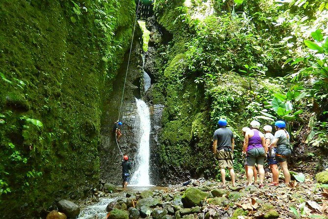 Pure Trek Canyoning and Waterfall Rappelling Tour in La Fortuna