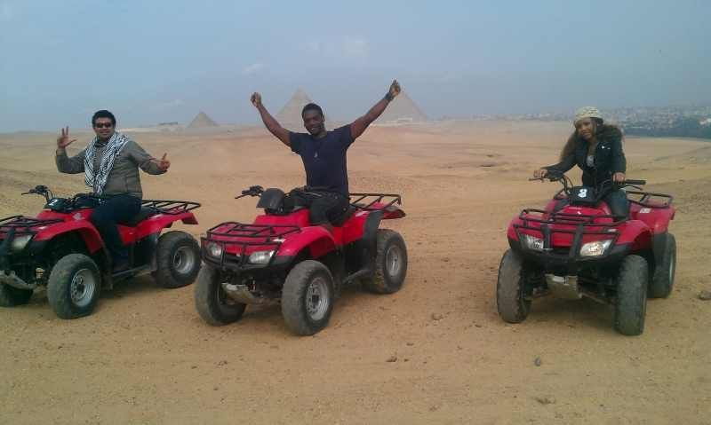 Pyramids of Giza: 1-Hour Quad Bike Desert Safari