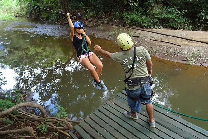 Rain Forest Canopy Tour From Tamarindo: Zipline, Hanging Bridge