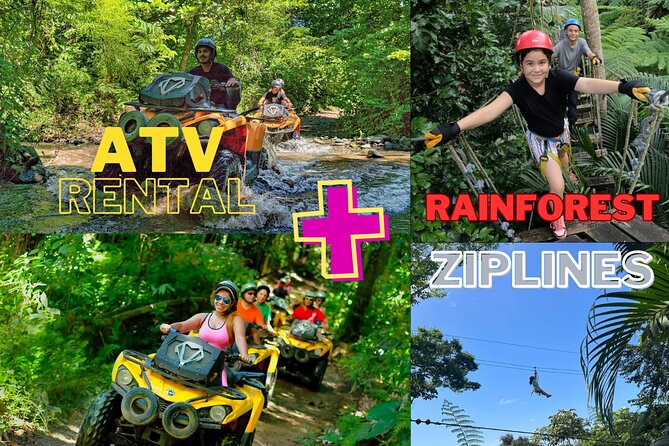 Rainforest Park Single ATV Rental and Zipline COMBO - Meeting and Pickup Information