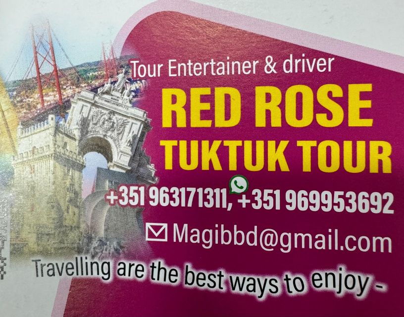 Red Rose Tuk Tuk Tour - Good To Know