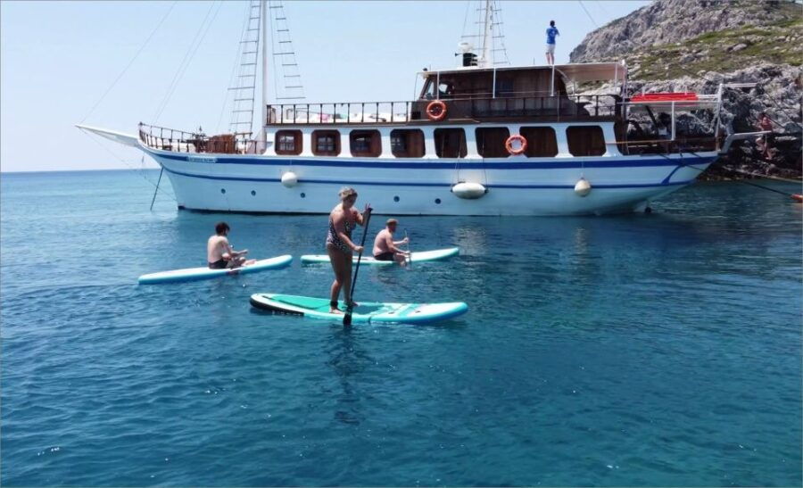 Rhodes: Boat Cruise With Food, Drinks, SUP, Kayak & Swimming - Good To Know
