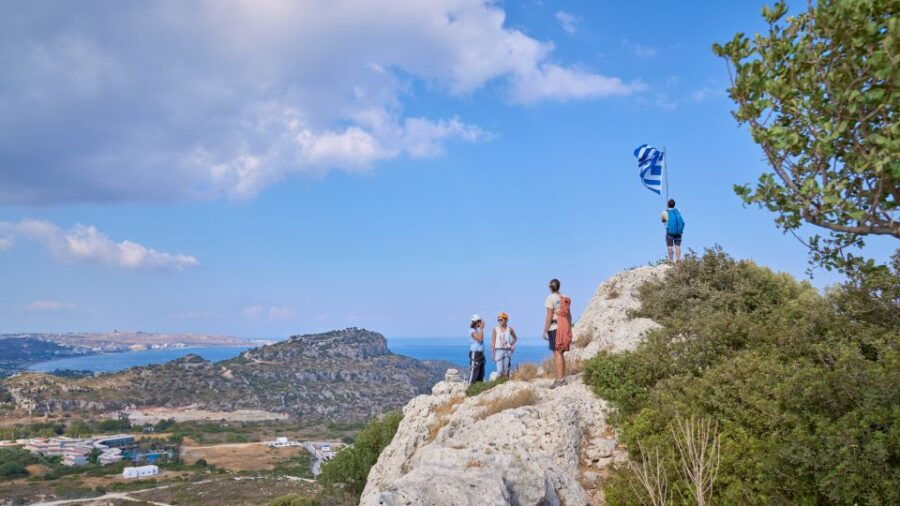 Rhodes: Ladiko Bay Rock Climbing and Rappelling Experience