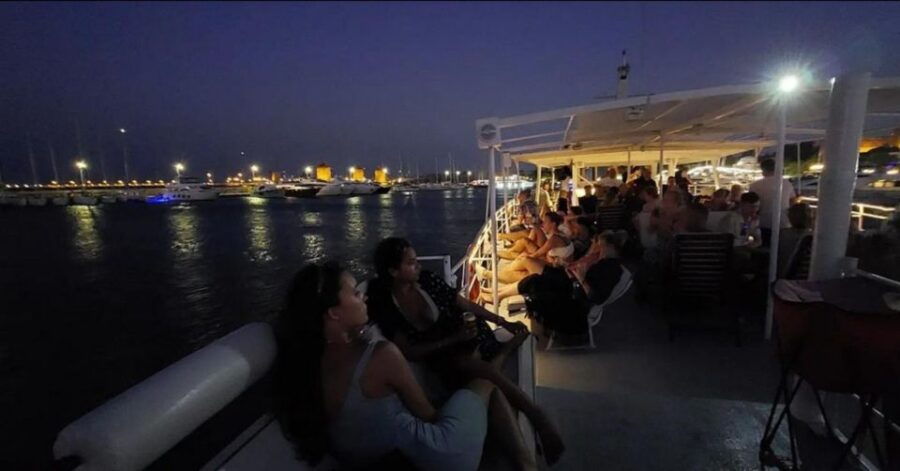 Rhodes: Sunset Cruise With Live Music, Greek Buffet Included