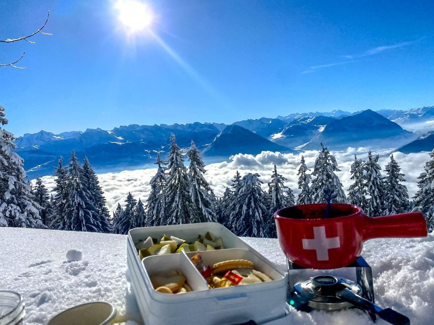 Rigi: Romantic Chococolat Fondue Picnic for 2
