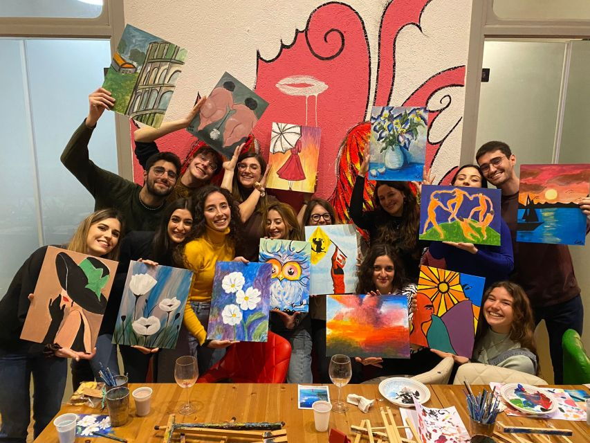 Rome: Afternoon Paint and Sip Experience - Good To Know