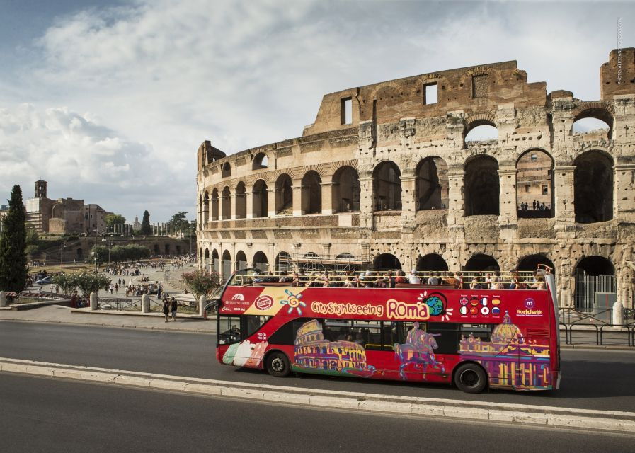 Rome: Hop-on Hop-off Bus Tour and Colosseum Entry Ticket - Good To Know