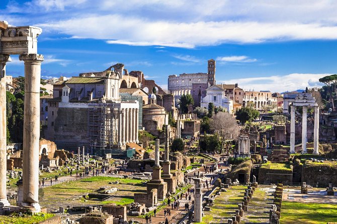 Rome Open Bus 24/48/72 Hrs Colosseum, Roman Forum, Palatine Hill Guided Tour