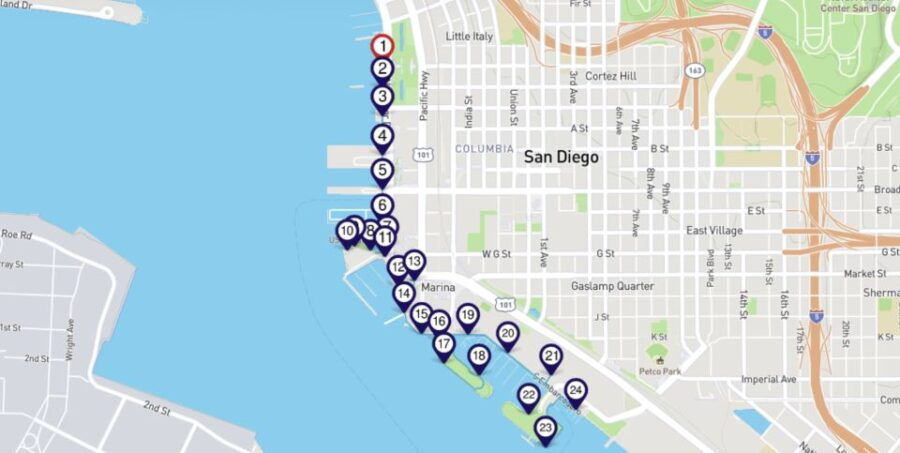 San Diego: Waterfront Smartphone Audio Walking Tour - Good To Know