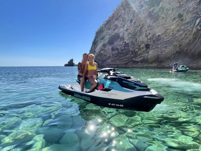 Santa Eulalia: Jet Ski Tour With Optional Dolphin Searching