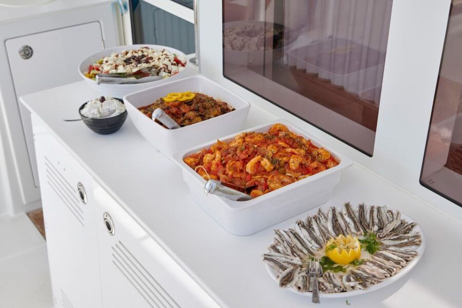 Santorini: Catamaran Cruise With Food and Open Bar - Good To Know