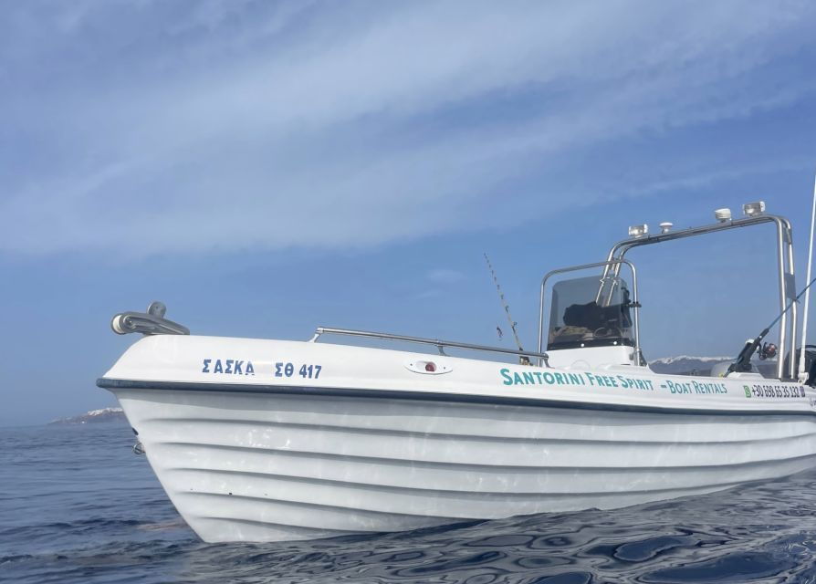 Santorini: License-Free Boat Rental With Snorkeling Gear - Good To Know