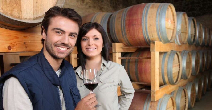 Santorini: Tour of 3 Wineries With Wine Tasting and Dinner