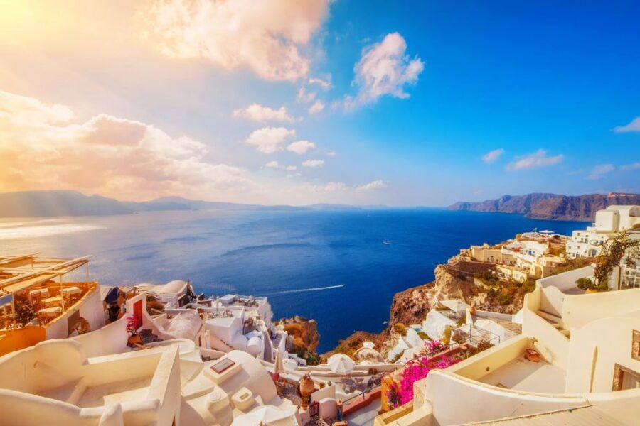 Santorini: Villages & Churches Day Tour With Sunset View