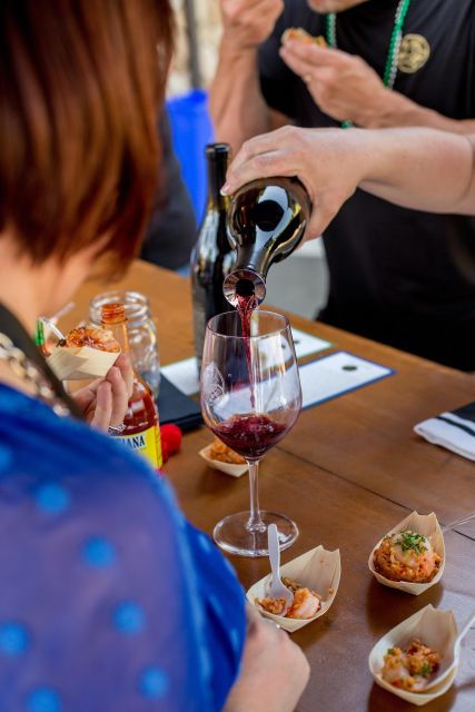 Santorini: Wine Tasting Tour With 12 Tastings and Snacks