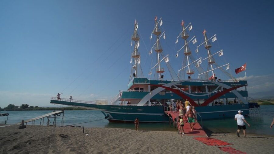 Side: Boat Tour on the Manavgat River With Bazaar Trip