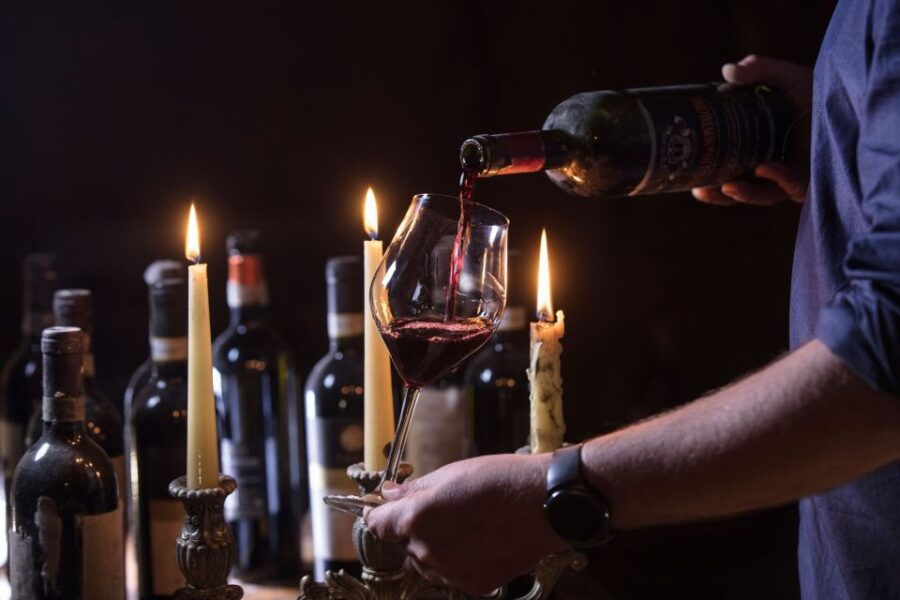 Siena: Great Wine Tasting in Etruscan Crypt