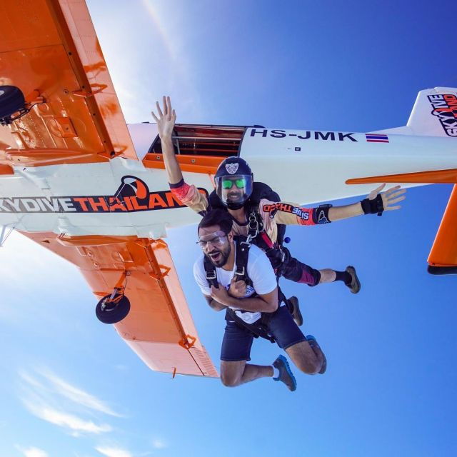 Skydiving Thailand Pattaya Oceanview&Vedio&Pickup&Insurance