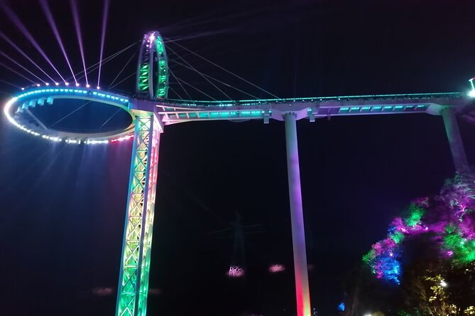 Skywalk Glass Bridge Colour Light Water Show Private Evening Tour - Good To Know