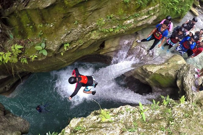 Small Group Badian Canyon Adventure From Cebu