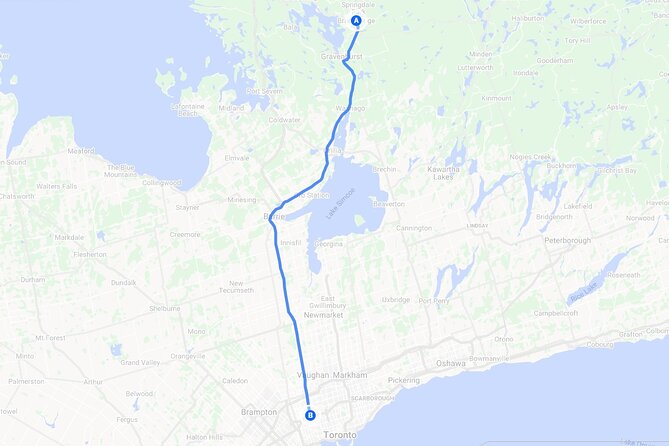 Smartphone Audio Driving Tour Between Bracebridge & Toronto - Good To Know