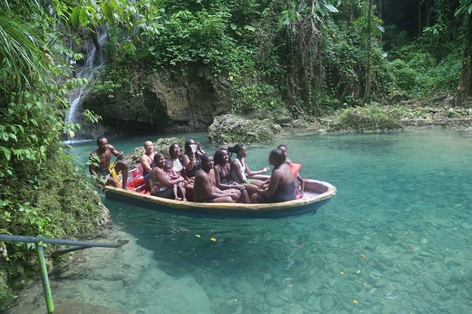 Somerset Falls Plus Blue Lagoon Private Day Tour