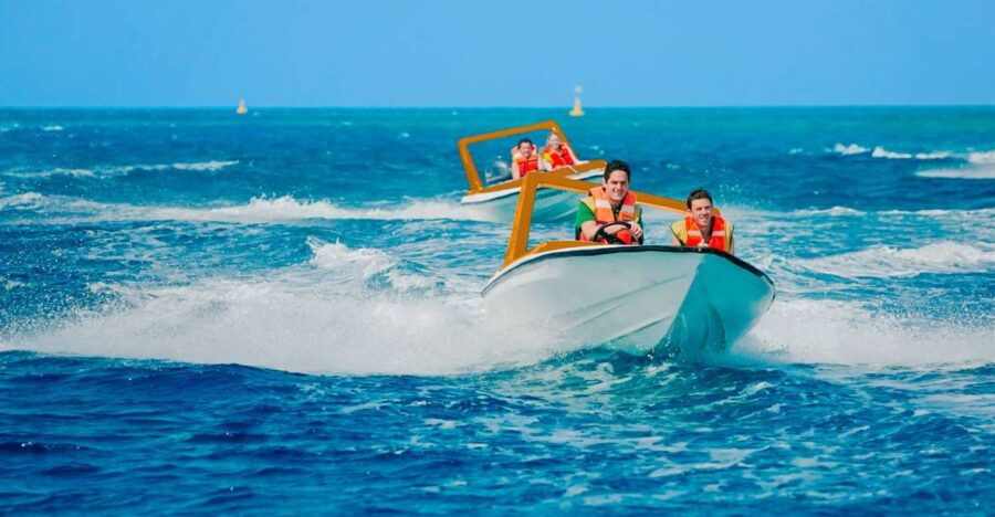 Speed Boat, Snorkel and Beach