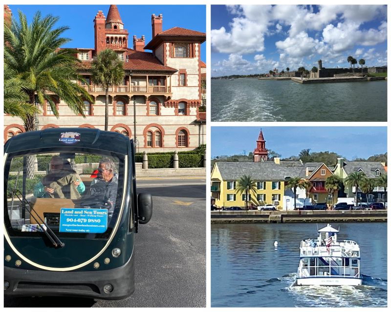 St. Augustine: Boat Cruise and Electric Golf Cart Tour - Good To Know