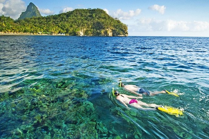 St Lucia Land Taxi to Snorkel at Anse Chastanet Beach