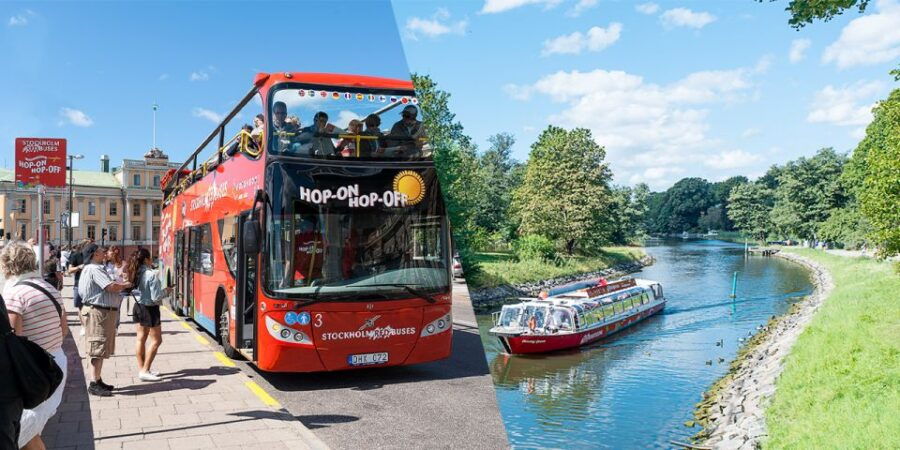 Stockholm: Hop-On Hop-Off Bus & Boat Option