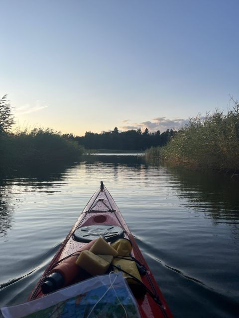 Stockholm: Sunset Kayak Tour in the Archipelago Fika