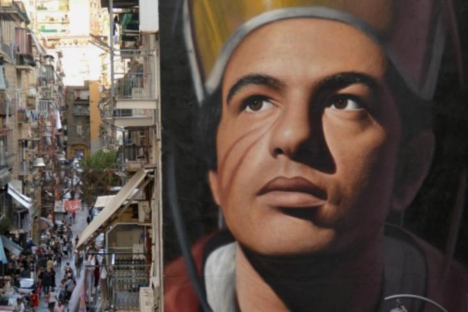 Street Art Tour of Napoli Featuring Works by Banksy, Jorit, Bosoletti, and Blu