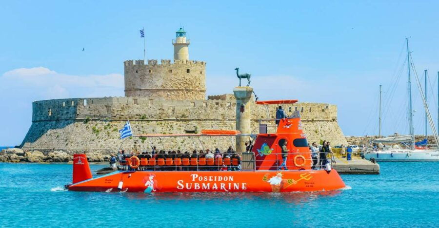 Submarine Cruise With Underwater Views From Rhodes