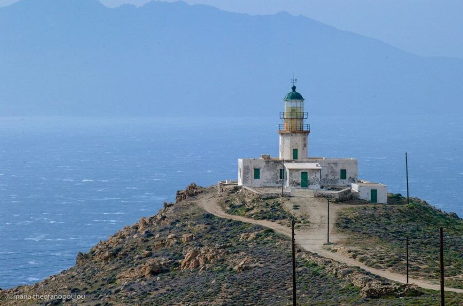 Sunset Armenistis Lighthouse Visit
