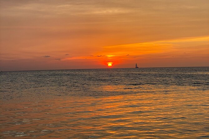 Sunset Tiki Bar Cruise in Caye Caulker, Belize