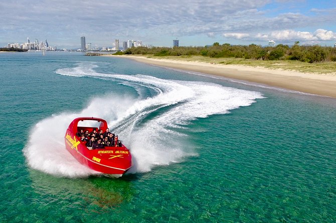 Surfers Paradise Jetboating and Surf Lesson