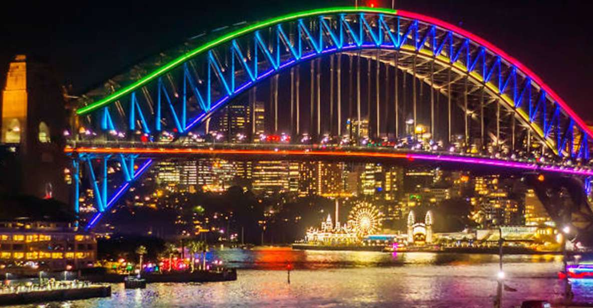 Sydney: 1.5 Hour Vivid Harbor Cruise With Canapes - Good To Know